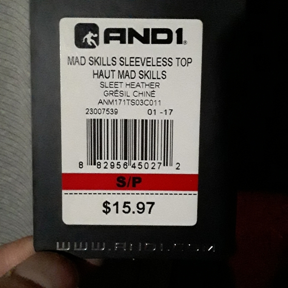 And 1 Sleeveless Basketball/Muscle Jersey/Shirt - Picture 12 of 15